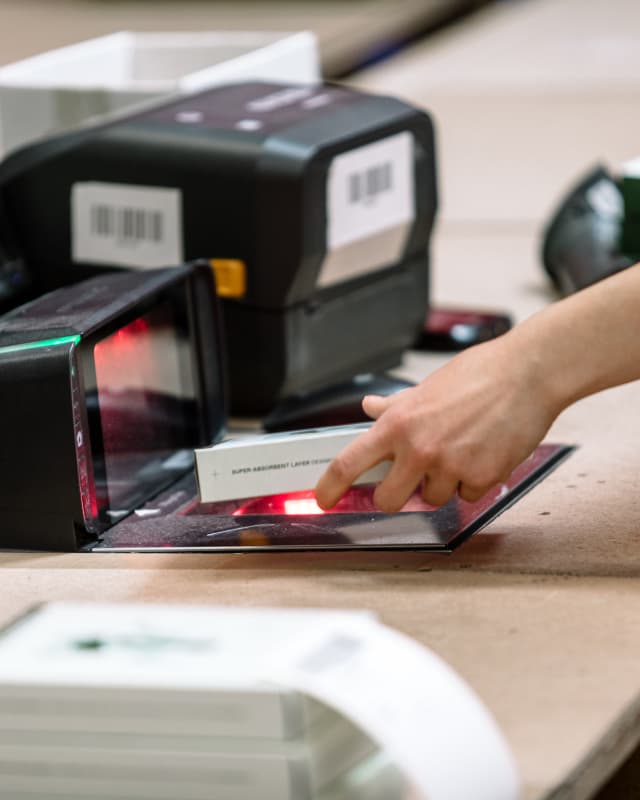 Skladon fulfillment: Příjem zboží_stanoviště