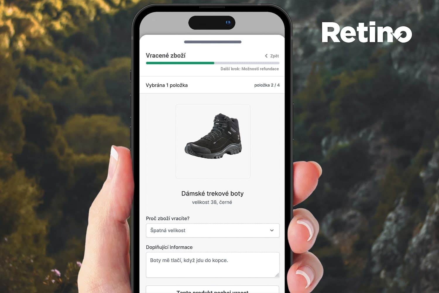 Retino: We offer the most advanced return logistics solution for online stores